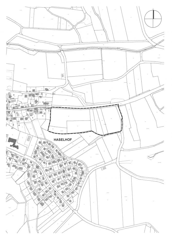 Öffentliche Auslegung zur Aufhebung des Bebauungsplanes und der Bauordnungsrechtlichen Festsetzungen "Gewerbegebiet Straßenfeld" in Haselhof